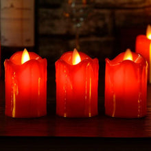 Load image into Gallery viewer, 3pcs Led Flameless Candle Flameless Candles Led Candles Battery Operated Candles Plastic Simulated flame LED Birthday Candle Lights Christmas Wedding Party Home Decoration