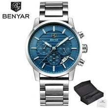 Load image into Gallery viewer, Sport Business Chronograph Steel Men Watches Top Luxury Quartz Male Analog Fashion Watchwrist
