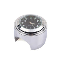 将图片加载到图库查看器,Universal 7/8" Waterproof Chrome Motorcycle Bike Handlebar Mount Quartz Clock Motorcycle Handlebar Clock, Motorcycle Modification Handlebar Mount Waterproof Quartz Clock Watch Accessories Watch Aluminum Luminous Clock Moto Black