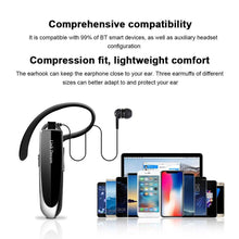 Load image into Gallery viewer, Bluetooth Earpiece V5.0 Wireless Handsfree Headset With Microphone 24 Hrs Driving Headset 30 Days Standby Time Bluetooth Music Headset Waterproof Earphone Works On All Smartphones Sport Wireless Earphones