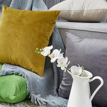 将图片加载到图库查看器,Super Soft Cushion Cover Velvet Pillow Cover Living Room Velvet Decorative Throw Pillow Covers Soft Solid Square Cushion Case For Couch Home Decorative Pillows