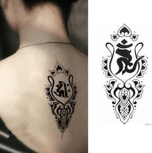 将图片加载到图库查看器,Luxury Colorful And Black Womens Tattoo Temporary Flower Waterproof Elegant Modern Tattoo For Shoulder