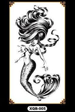 将图片加载到图库查看器,Luxury Colorful And Black Womens Tattoo Temporary Flower Waterproof Elegant Modern Tattoo For Shoulder