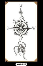 将图片加载到图库查看器,Luxury Colorful And Black Womens Tattoo Temporary Flower Waterproof Elegant Modern Tattoo For Shoulder