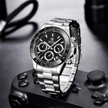 Load image into Gallery viewer, Luxury Men Watches Scratch Resistant Full Stainless Steel Strap Waterproof Sport Quartz Watch Men Fashion Date Clock Chronograph
