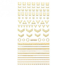 将图片加载到图库查看器,Gold 3D Nail Sticker Curve Stripe Lines Nails Stickers Gradient Adhesive Striping Tape Nail Foil Nail Art Stickers Decals Silver Strip Line Nail Decal Self-Adhesive 3D Wave Decal Decoration Metallic Curve Design Decoration for Women Girls
