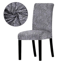 将图片加载到图库查看器,Printed Chair Cover Washable Removable Big Elastic Seat Arm Covers Slipcovers Stretch For Banquet Hotel Printed Dining Chair Slipcovers, Removable Washable Soft Spandex Stretch Chair Covers Banquet Chair