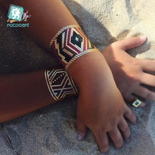 将图片加载到图库查看器,Luxury Metallic Temporary Tattoo Gold Silver Flower Sticker Long Lasting Gold Design For Womens