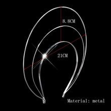 Load image into Gallery viewer, Unique 3 Layer Headband Wedding Bridal Hair Accessories Gold Tiara Crown Jewelry for Women Hair band Metal Headpiece Gorgeous Hair Accessories For Women