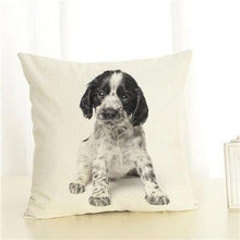 Load image into Gallery viewer, Cute Pet Dog Printed Cushion Cover Linen Pillow Cover Decorative Throw Pillow Cover For Sofa Chair Home