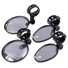 将图片加载到图库查看器,2Pcs Bicycle Mirror Universal Handlebar Rearview Mirror 360 Degree Rotate For Bike Bicycle Cycling Accessories Wide Angle Convex Mirror Adjustable Rotatable Handlebar For Mountain Bike Off Road Bike and Fixed Gear Bike Handlebars