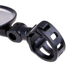 将图片加载到图库查看器,2Pcs Bicycle Mirror Universal Handlebar Rearview Mirror 360 Degree Rotate For Bike Bicycle Cycling Accessories Wide Angle Convex Mirror Adjustable Rotatable Handlebar For Mountain Bike Off Road Bike and Fixed Gear Bike Handlebars