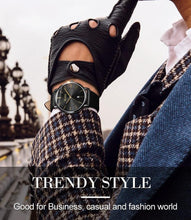将图片加载到图库查看器,Couple Watches Popular Casual Quartz Women Men Watch Clock Boys Girls Ultra Thin Leather Wristwatch Minimalist Analog Quartz Ultra Thin Watches Leather Strap Fashion Casual Date Watch Waterproof Wrist Watch