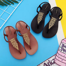 将图片加载到图库查看器,Summer Sandals Women New Flat Slides Flip Flops Seaside Vacation Shoes Woman Beach Flat Style Casual Sandals Slippers Beach Shoes Dress Summer Beach Shoes Thong Slippers