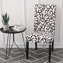 将图片加载到图库查看器,Spandex Dining Chair Cover With Back Elastic Universal Kitchen Living Room Stretch Slipcover Chair Covers Protector Seat Case Chair Cover Seat Protector Super Fit Slipcover Stretch Removable Washable Soft Spandex Fabric for Home
