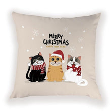 将图片加载到图库查看器,New Year Christmas Decorations Pillows Cover Christmas Décor for Home Christmas Tree Snowflake Snowman Reindeer Home Decor Throw Pillow Case Cushion Cover Santa Merry Christmas Gift Xmas 45x45cm