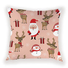 将图片加载到图库查看器,New Year Christmas Decorations Pillows Cover Christmas Décor for Home Christmas Tree Snowflake Snowman Reindeer Home Decor Throw Pillow Case Cushion Cover Santa Merry Christmas Gift Xmas 45x45cm