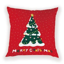 将图片加载到图库查看器,New Year Christmas Decorations Pillows Cover Christmas Décor for Home Christmas Tree Snowflake Snowman Reindeer Home Decor Throw Pillow Case Cushion Cover Santa Merry Christmas Gift Xmas 45x45cm