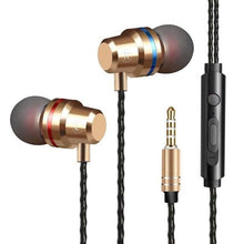 Load image into Gallery viewer, Wired Earphones In-Ear For Computer PC 3.5mm Earbuds Stereo Headset Gamer Handsfree With Mic Wired Earbuds Noise Isolating in-Ear Headphones Earphones with Mic Volume Control 3.5mm Plug for Sports Workout Compatible