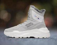 将图片加载到图库查看器,Men Winter Autumn Warm Modern High Tops Shoes Rubber Sole Running Sport Shoes High Quality Mesh Walking Jogging Non Slip Athletic Mens Sneakers