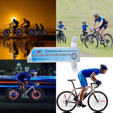 Load image into Gallery viewer, 32 Pattern Bike Light Bicycle Wheel Light Double Display Flash 32 RGB LED Light Bicycle Spoke Lamp Night Riding Spoke Light For Men Present Super Bright Auto Off LED Cycling Bicycle Light