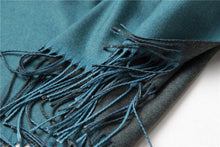 Load image into Gallery viewer, Fashion Winter Solid Soft Scarf Cashmere Lightweight Scarves Shawls Cashmere Escharpe Scarfs Lightweight Shawls Hijabs Shawls Escharpe Elegant Wrap Blanket Bandana Tassel For Lady