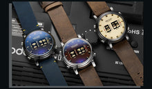 Load image into Gallery viewer, New Military Sport Watches Luxury Brown Leather Strap Quartz Wrist Watch Stylish Roller Watch For Men
