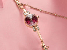 Load image into Gallery viewer, Luxury Small Silver Women Watch Modern Bracelet Wristwatch Quartz Waterproof Mini Round Design