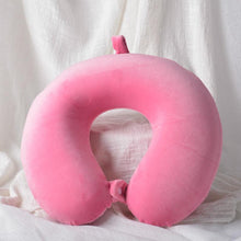 Load image into Gallery viewer, Memory Foam U-Shaped pillow Slow Rebound Neck Pillow Nap Airplane Pillow Travel Cartoon Memory U-Shaped Headrest Long Trip Sleep With No Neck Pain Super Soft Memory Foam Neck Pillow Easy Washing With Removable Cover By My Perfect Dream