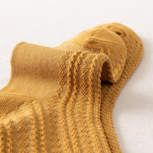 Load image into Gallery viewer, Ruffle Frilly Socks Kawaii Cotton Socks Cute Women Solid Color Warm Winter Running Cycling Climbing Unisex socks For Men And Women