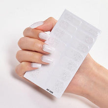 将图片加载到图库查看器,Full Cover Nail Stickers Nail Polish Nail Decoration Nails Sticker Designer Self Adhesive Nail Sticker Creative Nail Art Sticker Sticker Nail Decorations Accessories Metal Curve Stripe Lines Design Letter Nail Sticker Adhesive Decoration Template