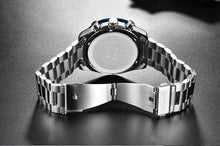 Load image into Gallery viewer, Casual Men's Watches Chronograph Modern Analog Quartz Waterproof Sports Watches Rubber Strap Business Wrist Watches For Men