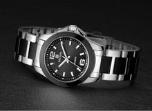 Load image into Gallery viewer, New Silver Round Women Watch Waterproof Quartz Wristwatch Modern Shine Style For Women's