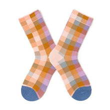 将图片加载到图库查看器,Novelty Happy Funny Women Graphic Short Socks Socks Combed Out Of Pure Cotton Art Abstract Oil Painting Socks French Style Crew Socks For Men And Women