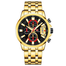 Load image into Gallery viewer, Sport Multifunctional Luxury Mens Watch Quartz Waterproof Colorful Analog Wristwatch Elegant Stainless Steel Design