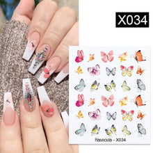 Load image into Gallery viewer, Abstract Lady Face Water Decals Fruit Flower Summer Leopard Alphabet Leaves Nail Stickers Water Black Leaf Sliders Marble Nail Art Stickers Water Transfer Nail Decals Full Wraps Gradient Acrylic Nail Kits for Women Manicure Decoration