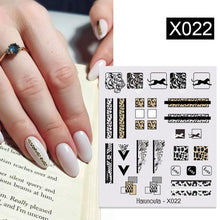 Load image into Gallery viewer, Abstract Lady Face Water Decals Fruit Flower Summer Leopard Alphabet Leaves Nail Stickers Water Black Leaf Sliders Marble Nail Art Stickers Water Transfer Nail Decals Full Wraps Gradient Acrylic Nail Kits for Women Manicure Decoration