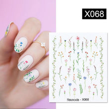 Load image into Gallery viewer, Abstract Lady Face Water Decals Fruit Flower Summer Leopard Alphabet Leaves Nail Stickers Water Black Leaf Sliders Marble Nail Art Stickers Water Transfer Nail Decals Full Wraps Gradient Acrylic Nail Kits for Women Manicure Decoration