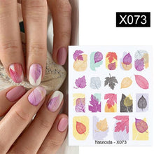 Load image into Gallery viewer, Abstract Lady Face Water Decals Fruit Flower Summer Leopard Alphabet Leaves Nail Stickers Water Black Leaf Sliders Marble Nail Art Stickers Water Transfer Nail Decals Full Wraps Gradient Acrylic Nail Kits for Women Manicure Decoration