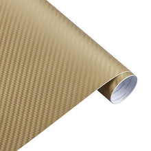 Load image into Gallery viewer, 30cmx127cm 3D Carbon Fiber Vinyl Car Wrap Sheet Roll Film Car Stickers Carbon Fiber Vinyl Wrap Decal Motorcycle Auto Styling Carbon Fiber Vinyl Car Wrap Sheet Roll Film Car Stickers and Decal Motorcycle Automobiles Accessories Automobiles