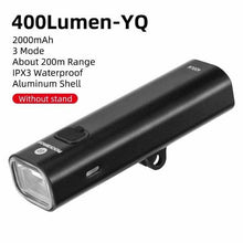 Load image into Gallery viewer, Bike Front Light Rainproof USB Rechargeable Bicycle Light Cycling Headlight LED Flashlight Bike USB Rechargeable Bicycle Light Bicycle Front Headlight LED Bike Headlight Lamp 2000mAh