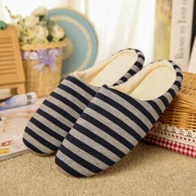 Load image into Gallery viewer, Women Indoor Slippers Warm Plush Home Slipper Autumn Winter Woman House Flat Floor Soft Slipper Silent Slides Plush Fleece Insole Fluffy Slippers For Indoor Home Bedroom