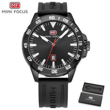 Load image into Gallery viewer, Sport Orange Mens Watch Waterproof Quartz Analog Watches Fashion Silicone Strap Classic Design For Men