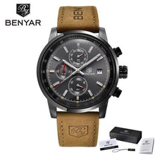 Load image into Gallery viewer, New Top Luxury Mens Watch Quartz Clock Waterproof Classic Automatic Chronograph Military Wrist Watches for Men