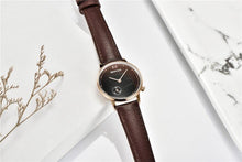 Load image into Gallery viewer, New Red Women Fashion Watch Quartz Luxury Leather Strap Analog Waterproof And Scratch Resistant Watches Excellent Gift For Women