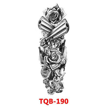 Load image into Gallery viewer, Full Arm Large Size Sleeve Temporary Sticker Dragon Tattoo Waterproof Body Art Realistic 3D Design For Mens