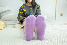 将图片加载到图库查看器,1 pairs Thermal Fluffy Socks Autumn-Winter New Year Socks New Fashion Warm Avocado Cherry Eggplant Socks Warm Ankle Socks Winter Socks For Men And Women