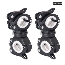Load image into Gallery viewer, Bicycle Light Bracket Bike Lamp Holder LED Headlight Pump Stand Quick Release Mount 360 Degree Rotatable Universal Flashlight Mount Holder Mount Bicycle Mounting Bracket Flashlight Holder