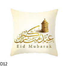 将图片加载到图库查看器,Black Gold Decor Pillow Case Ramadan Cushion Cover Pattern Decorative Cushion Pillowcase Stylish Pillow Home Decor Pillowcover
