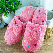 将图片加载到图库查看器,Soft Slipper Womens Home Plush House Winter Warm Slippers Soft Indoors Bedroom Slippers With Memory Foam Comfortable Slip On House Shoes Warm Fur Lined Slippers